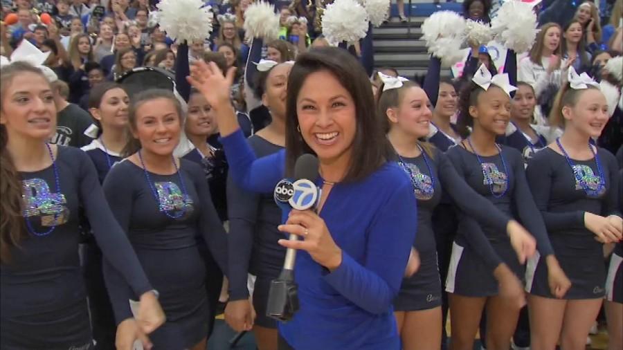 ABC+7+News+Showcases+Plainfield+South+for+Friday+Flyover