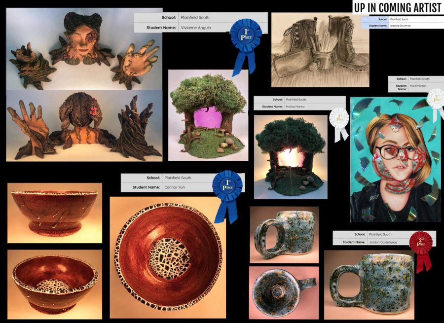 Plainfield South places 2nd in SPC Art Competition