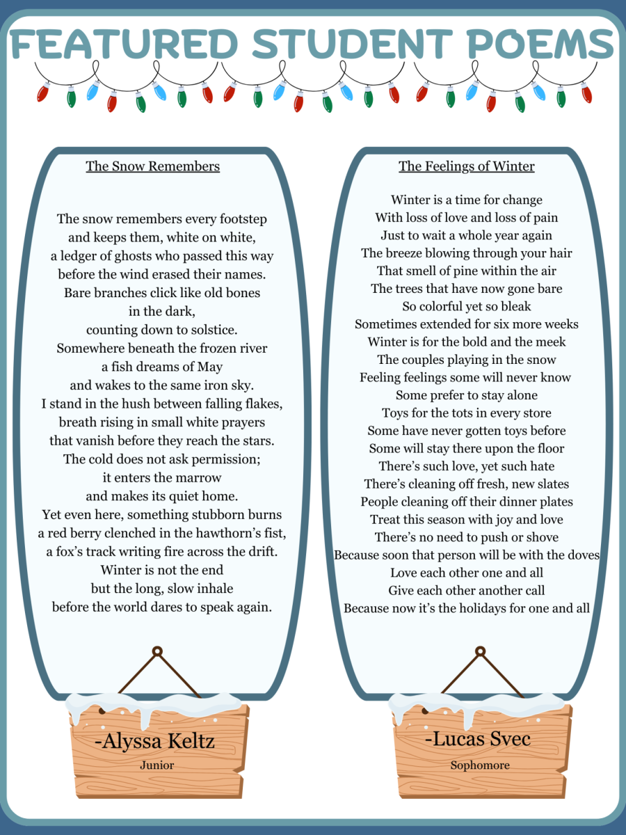 Featured student winter poems
